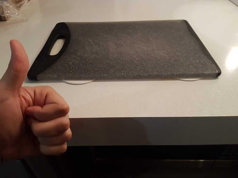 Then the cutting board