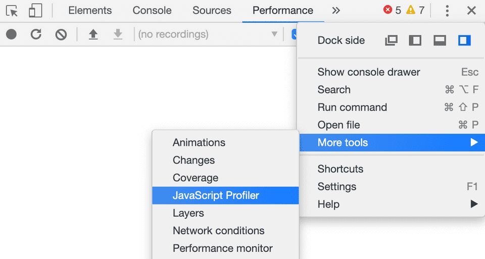 javascript profiler