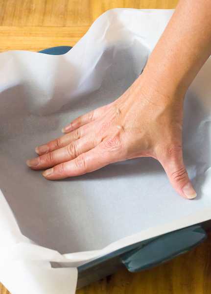 using parchment paper